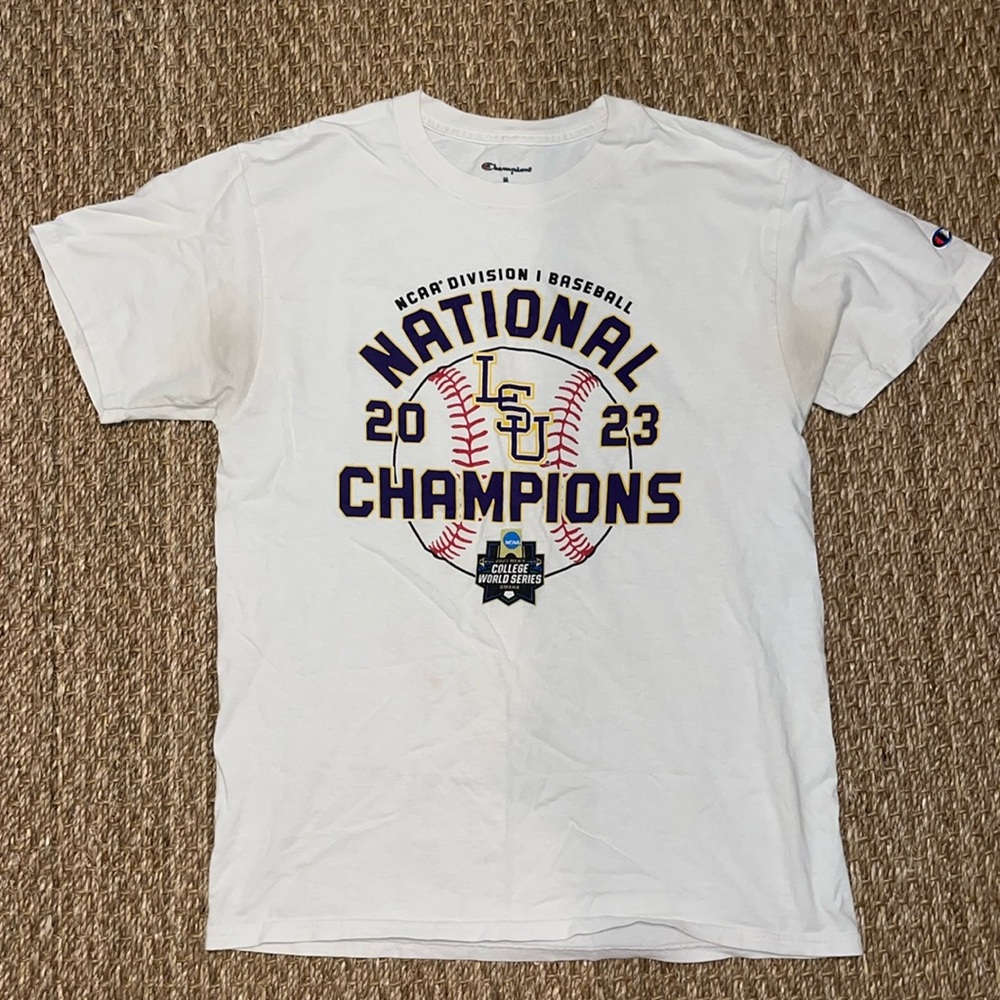 2023 LSU National Champions Baseball Tee Shirt